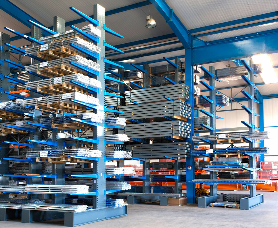 Kragarmregal Anlagen | Projektplanung von Kaiser Systeme Kragarmregal als Einfachregal | Kaiser Systeme | Angebot